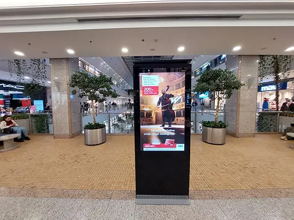ANKAmall AVM dijital ekran reklam fiyatları 2025. Ankara AVM reklamları.