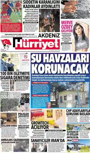 Antalya Hürriyet Akdeniz Gazetesi ilan servisi. Hürriyet Akdeniz seri ilanlar.