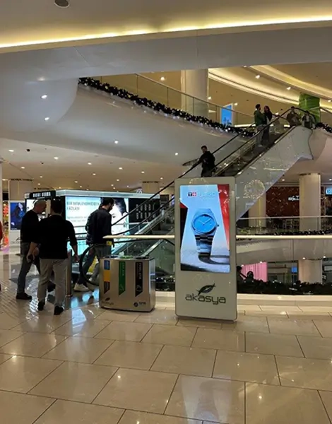 İstanbul AVM reklamları. İstanbul AVM dijital ekran reklamları.